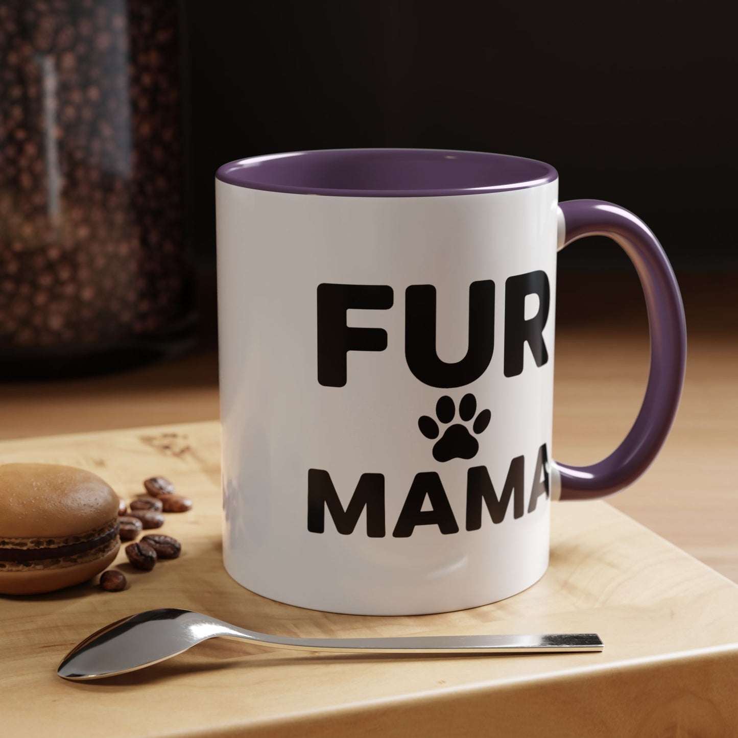 Fur Mama Coffee Mug - Perfect Gift for Dog Lovers, Pet Parents, Animal Enthusiasts, Mother's Day, Birthdays, Coffee Lovers