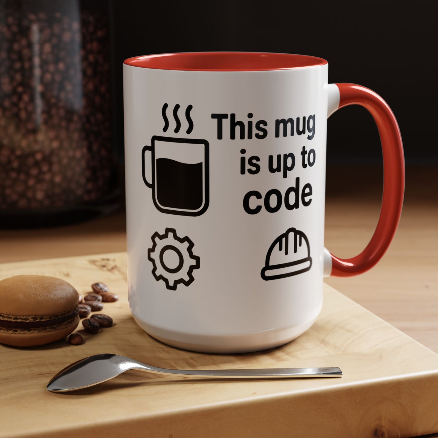 This Mug is Up To Code - Perfect Gift for Engineers, Plumbers, Contractors, and Builders