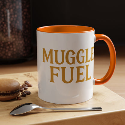 Muggle Fuel Coffee Mug - Wizarding-Themed Mug, Magic Inspired Gift, Cozy Home Addition, Perfect for Harry Potter Fans