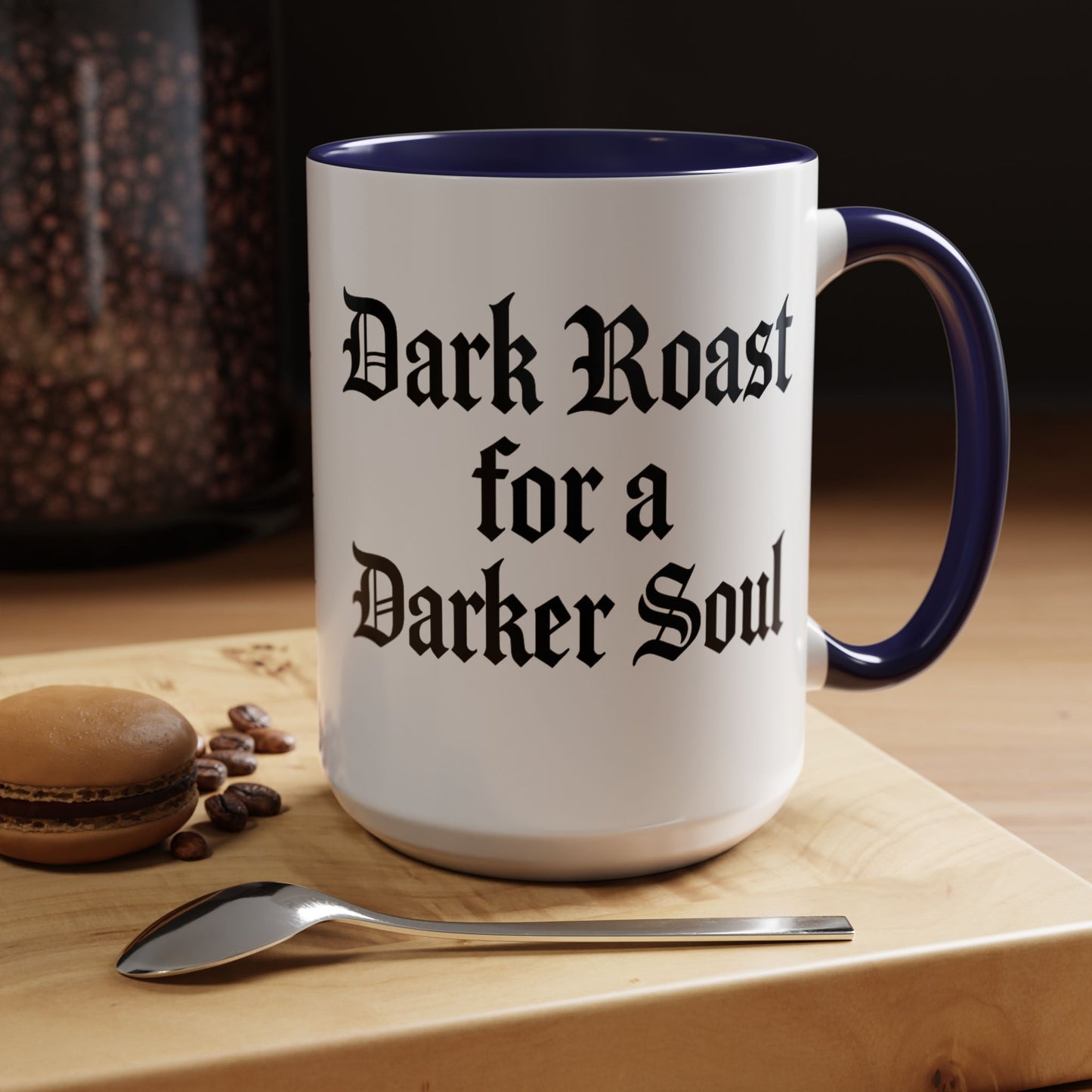 Dark Roast for a Darker Soul, Unique Gift for Coffee Lovers, Halloween Decor, Espresso Mug, Birthday Gift, [...]