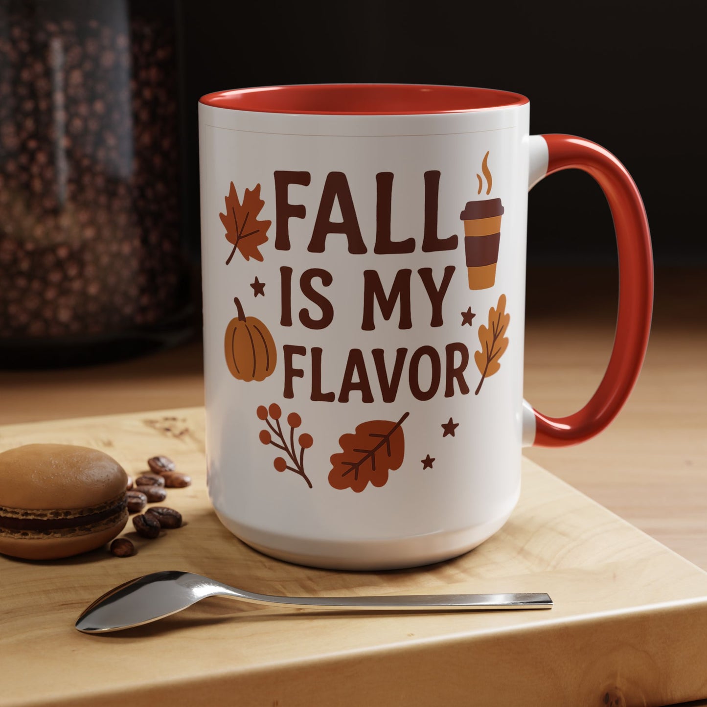 Fall Is My Flavor-Themed Coffee Mug, Cozy Autumn Vibes, Perfect Gift for Fall Lovers, Seasonal Mug