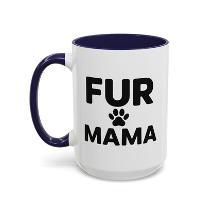 Fur Mama Coffee Mug - Perfect Gift for Dog Lovers, Pet Parents, Animal Enthusiasts, Mother's Day, Birthdays, Coffee Lovers