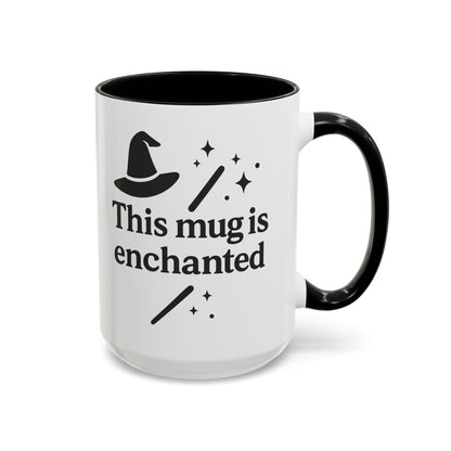 Enchanted Witch Coffee Mug, Magical Mug Gift, Halloween Decor, Witchcraft Mug, Coffee Lover Gift, Enchanted Design