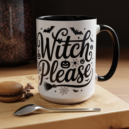 Witch Please Coffee Mug, Halloween Gift, Spooky Decor, Witchcraft Mug, Fall Home Decor, Cute Halloween Present
