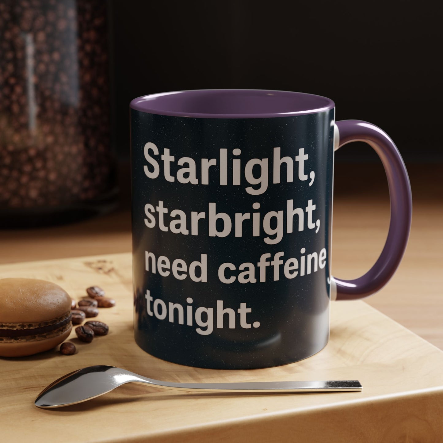 Starlight Caffeine Coffee Mug | Perfect for Coffee Lovers, Gift for Friends, Night Owl, Magical Mugs, Funny Cup