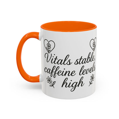 VITALS Stable Caffeine Levels High - Perfect Gift for EMT, Nurse, coffee lover