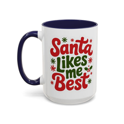 Holiday Santa Coffee Mug, Christmas Mug, Festive Drinkware, Gift for Santa Lovers, Coffee Lover's Cup