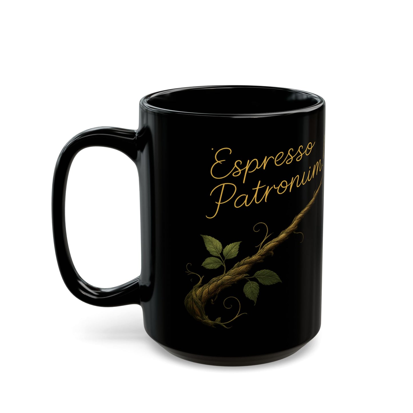 Espresso Patronum Wizard Coffee Mug, Magical Gift for Coffee Lovers, Black Ceramic Mug for Halloween, Birthday, Witchcraft Decoration, [...]
