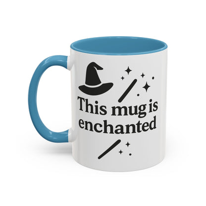 Enchanted Witch Coffee Mug, Magical Mug Gift, Halloween Decor, Witchcraft Mug, Coffee Lover Gift, Enchanted Design