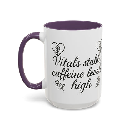 VITALS Stable Caffeine Levels High - Perfect Gift for EMT, Nurse, coffee lover