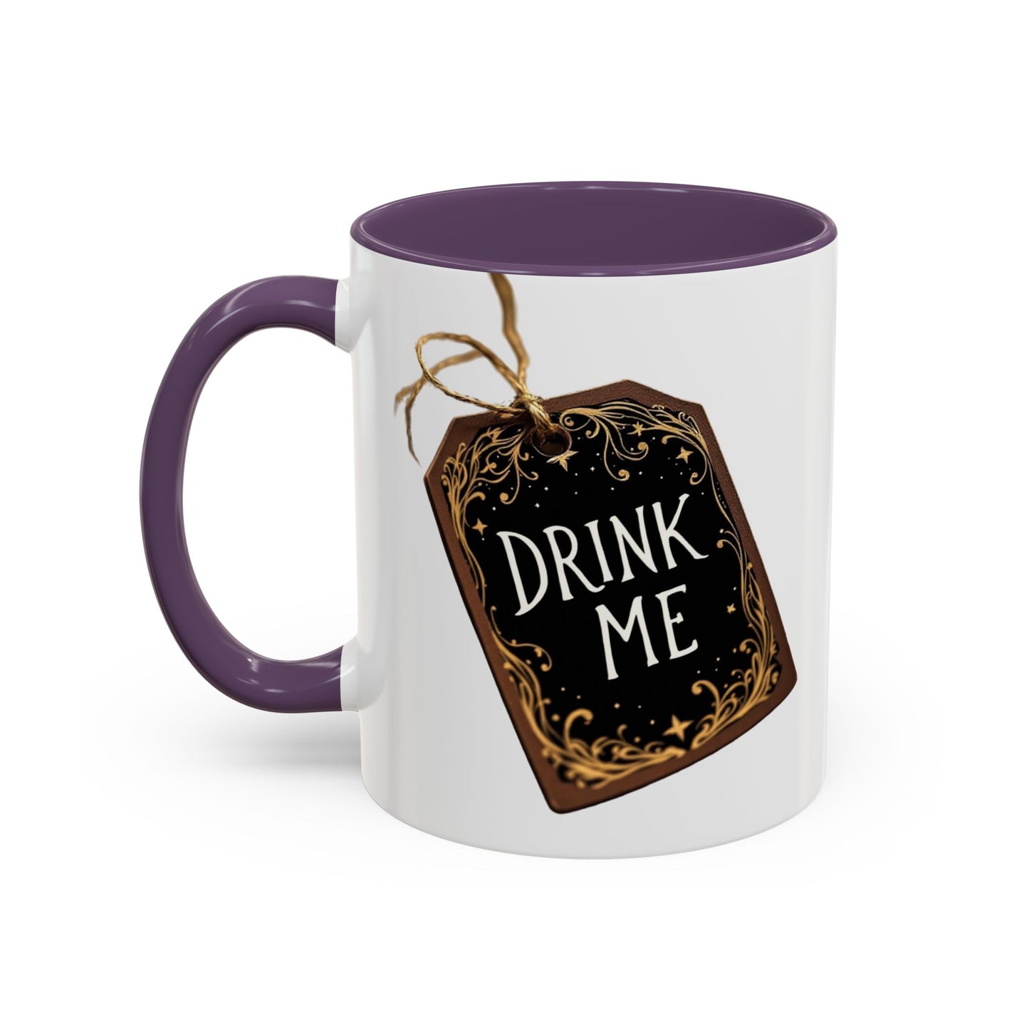 Whimsical Drink Me Coffee Mug - Enchanting Accent Cup for Tea Lovers