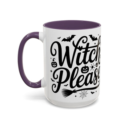 Witch Please Coffee Mug, Halloween Gift, Spooky Decor, Witchcraft Mug, Fall Home Decor, Cute Halloween Present