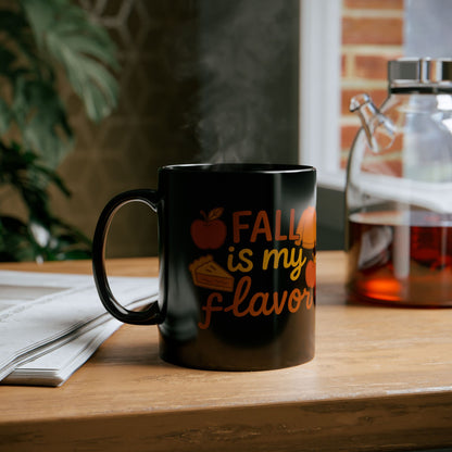 Fall is My Flavor Mug -  Black 11oz/15oz