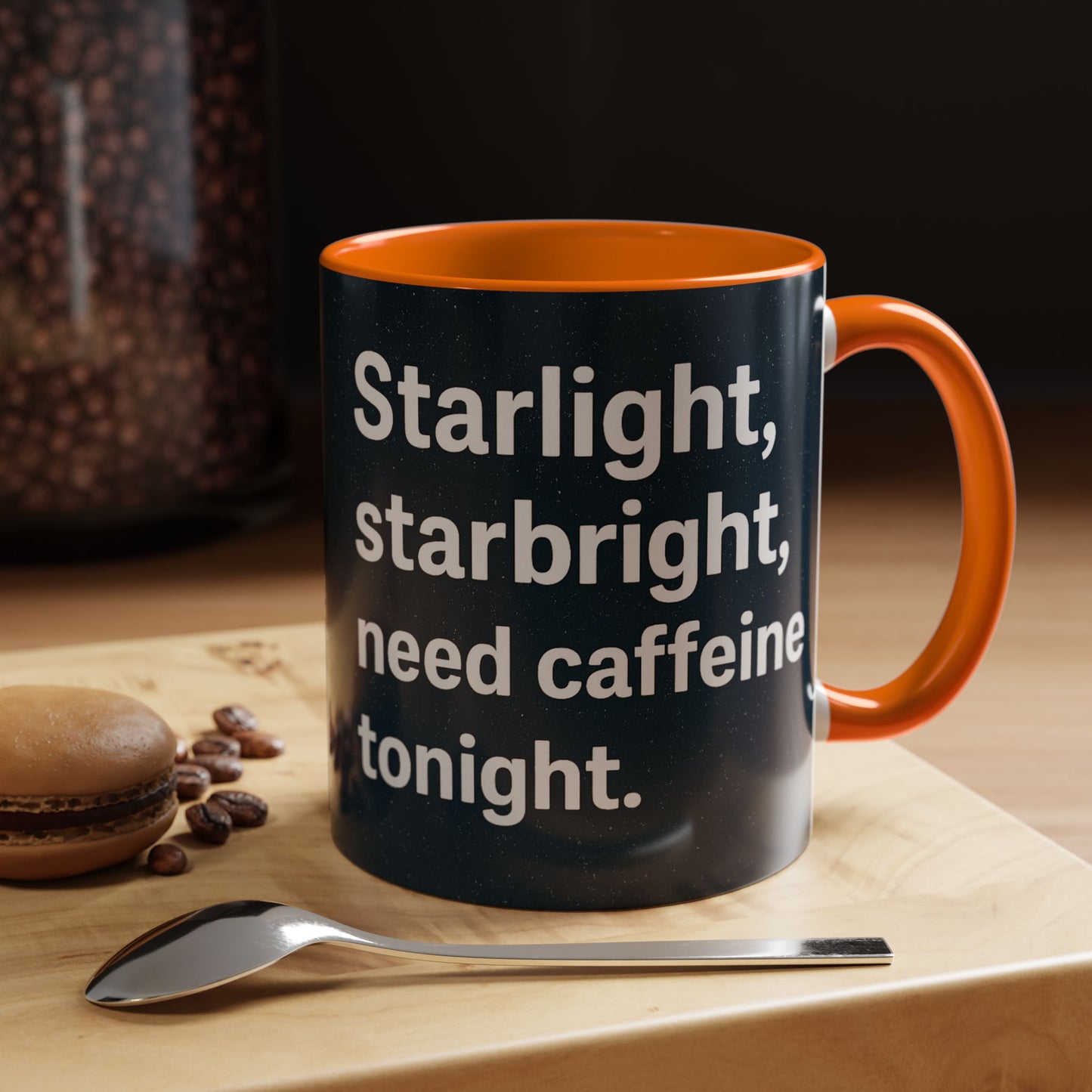 Starlight Caffeine Coffee Mug | Perfect for Coffee Lovers, Gift for Friends, Night Owl, Magical Mugs, Funny Cup
