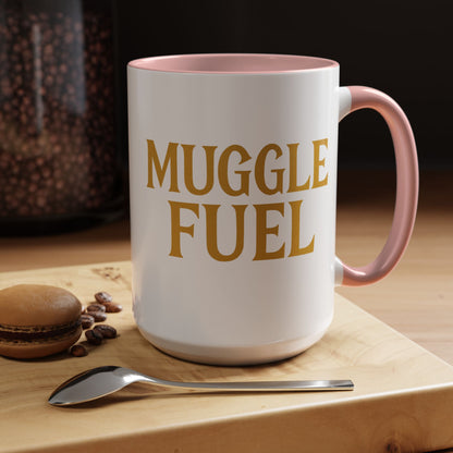 Muggle Fuel Coffee Mug - Wizarding-Themed Mug, Magic Inspired Gift, Cozy Home Addition, Perfect for Harry Potter Fans