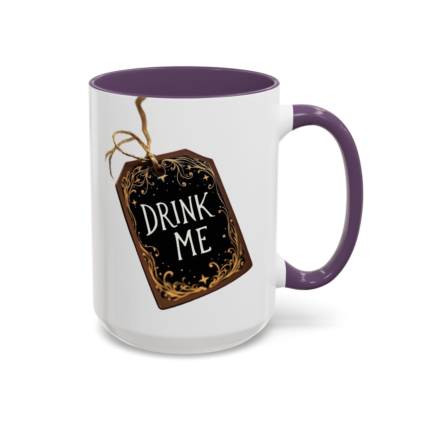 Whimsical Drink Me Coffee Mug - Enchanting Accent Cup for Tea Lovers