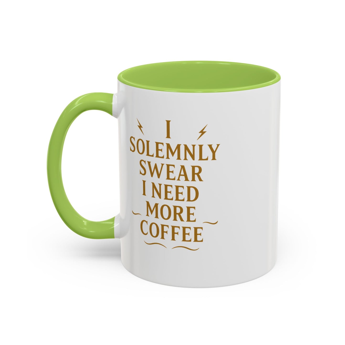 Funny Coffee Mug, I Solemnly Swear I Need More Coffee, Gift for Coffee Lovers, Office Humor, Motivational Mug