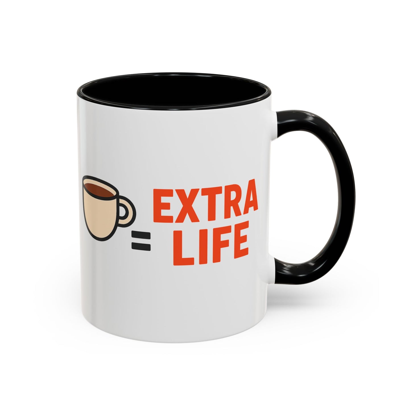 Coffee Extra Life Design, Unique Kitchen Decor, Birthday or Holiday Gift