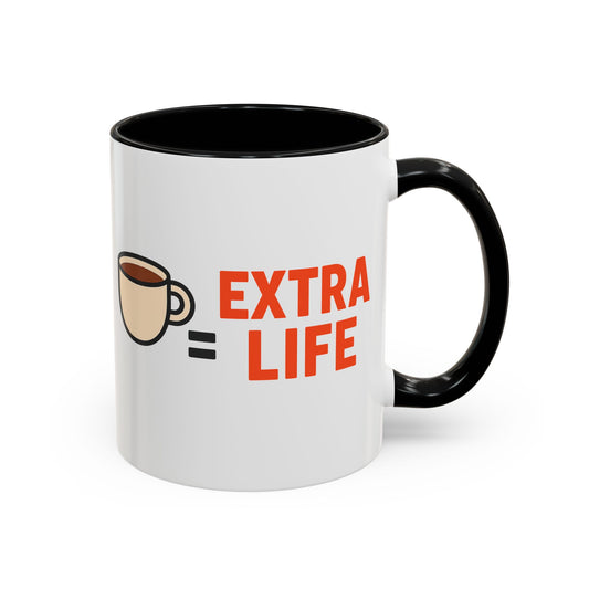 Coffee Extra Life Design, Unique Kitchen Decor, Birthday or Holiday Gift