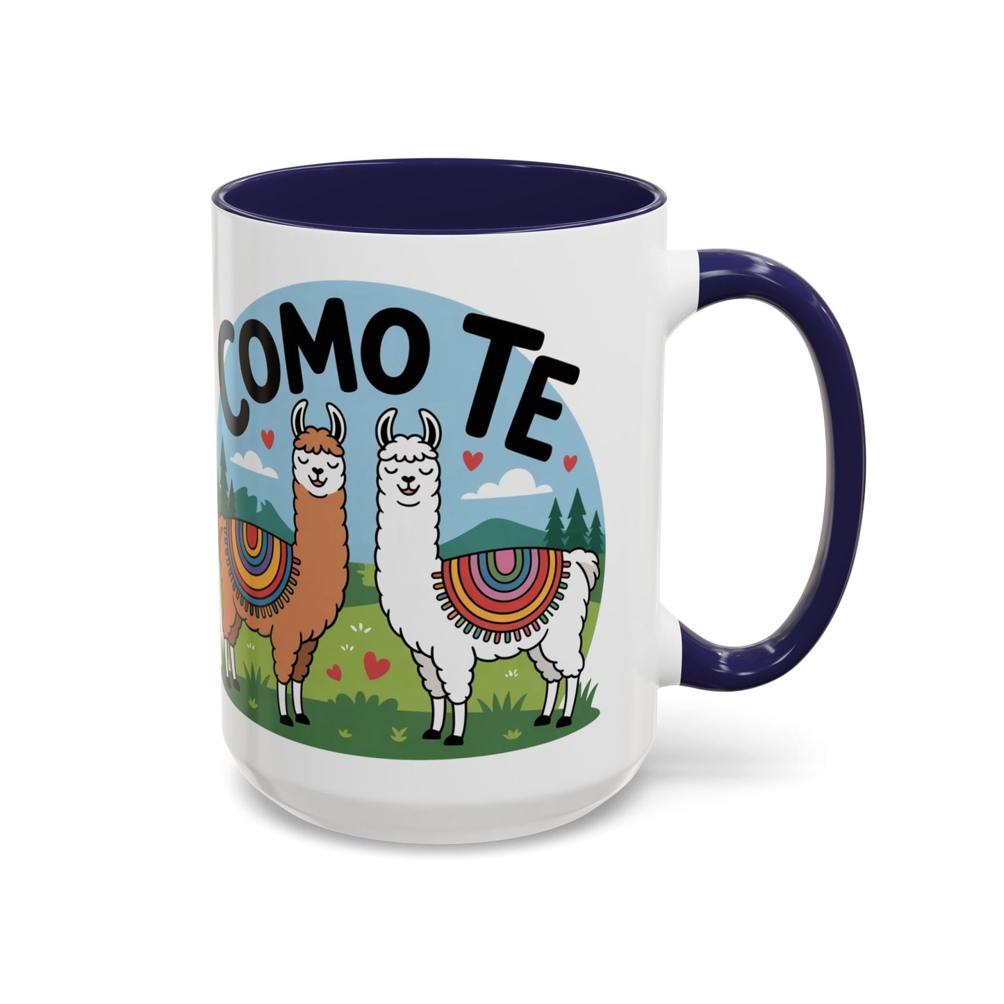 Como Te Llama Love Coffee Mug, Fun Animal Mug