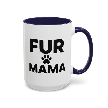Fur Mama Coffee Mug - Perfect Gift for Dog Lovers, Pet Parents, Animal Enthusiasts, Mother's Day, Birthdays, Coffee Lovers