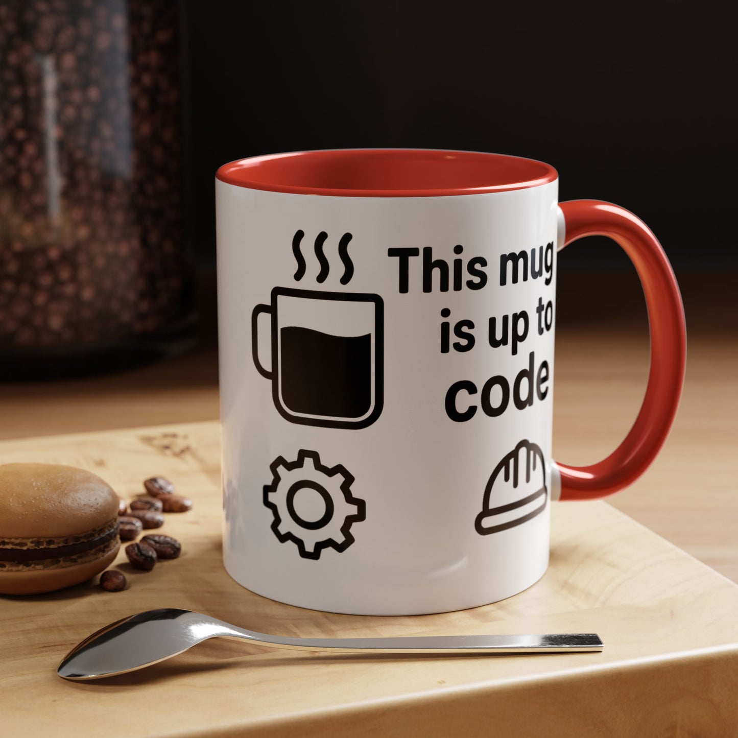 This Mug is Up To Code - Perfect Gift for Engineers, Plumbers, Contractors, and Builders