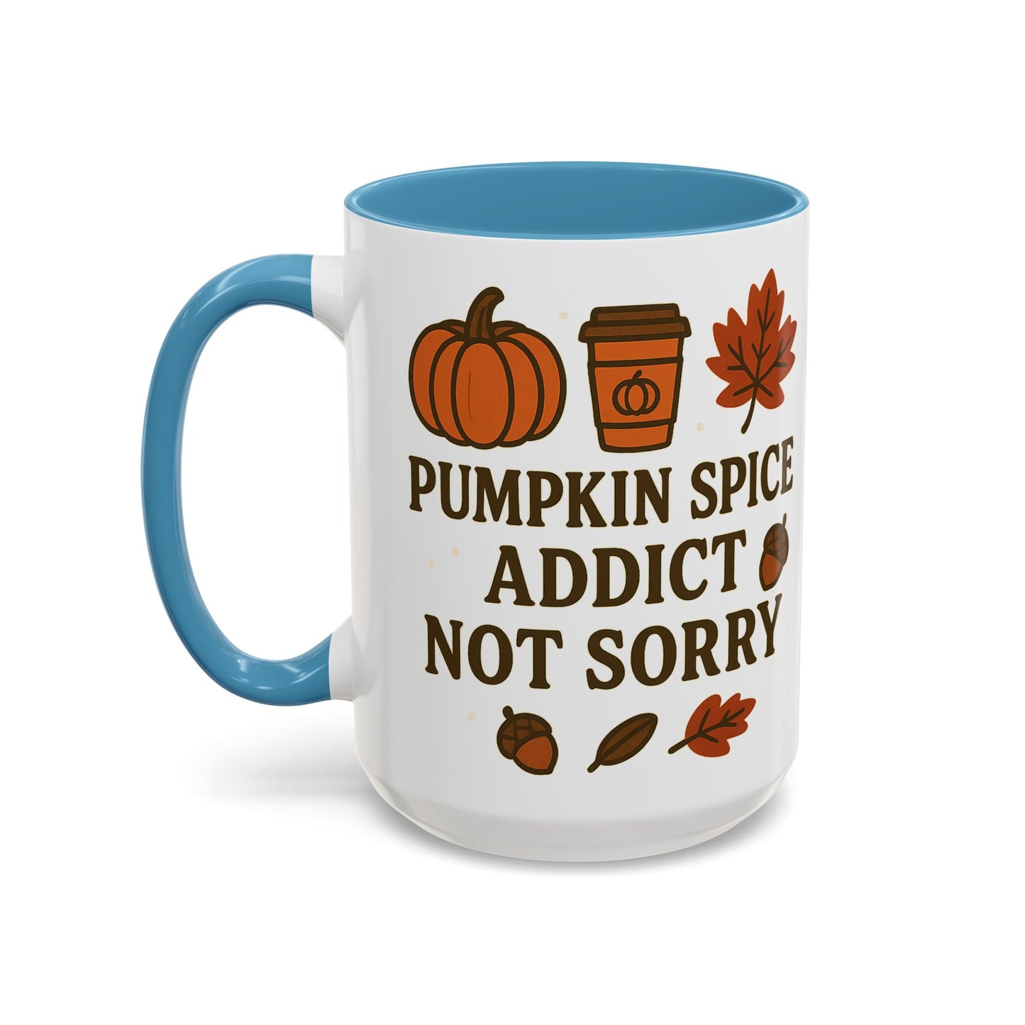 Pumpkin Spice Addict Coffee Mug, Cozy Fall Gift for Coffee Lovers, Autumn Decor, Cute Mug for Thanksgiving