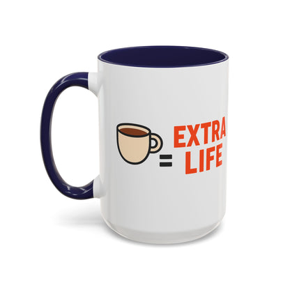 Coffee Extra Life Design, Unique Kitchen Decor, Birthday or Holiday Gift