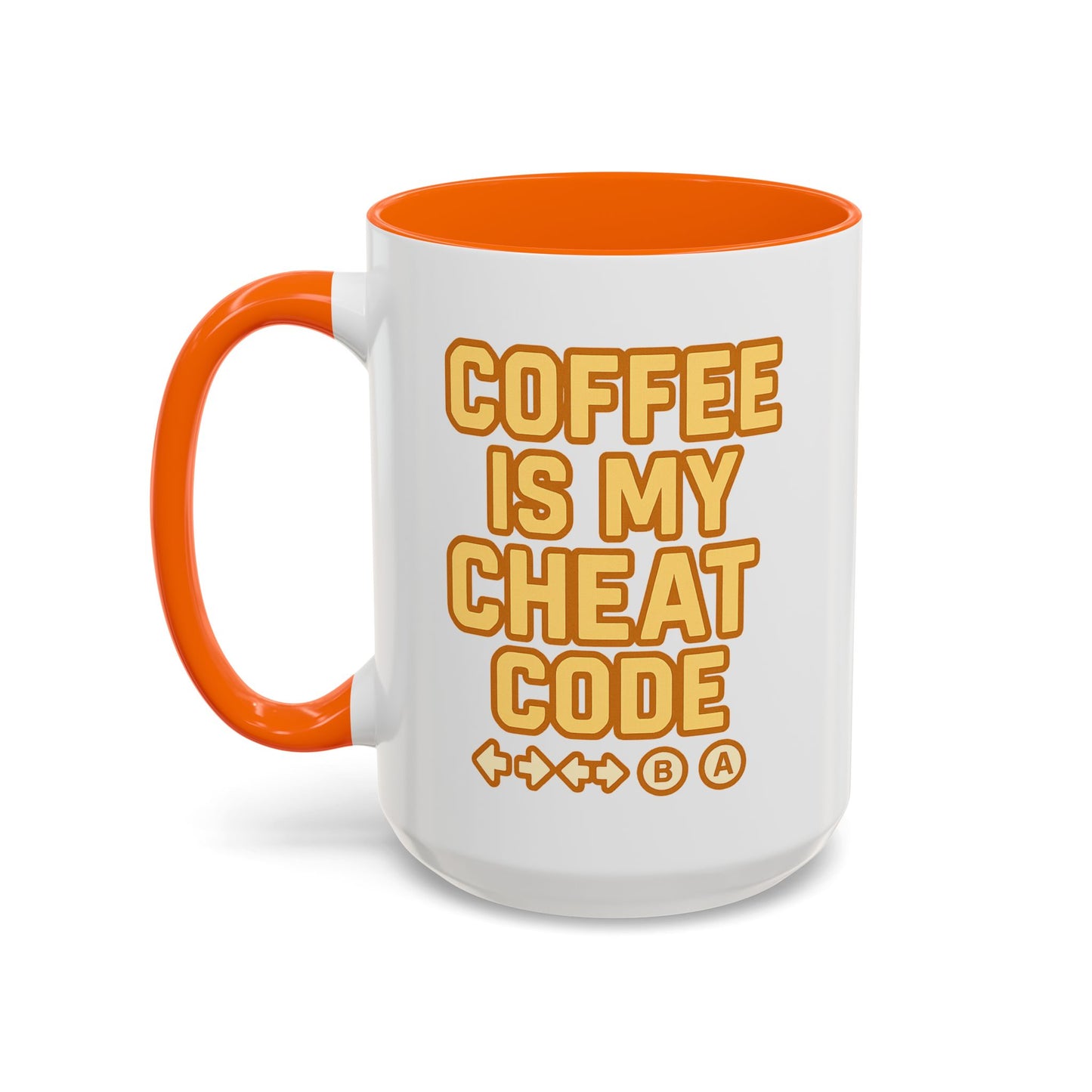 Coffee is My Cheat Code, Game Themed Gift, Funny Mug for Gamers, Gaming Accessory, Birthday Gift for Him
