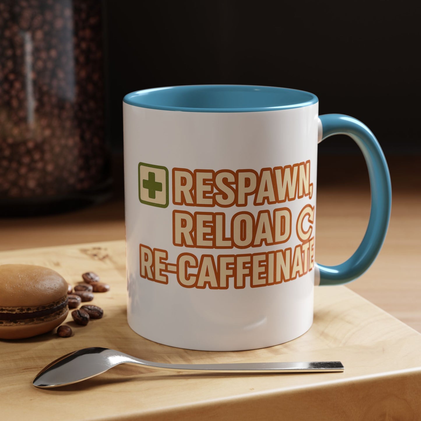 Respawn, Reload, Re-Caffeinate, Perfect Gift for Gamers, Fun Office Cup, Video Game Lover Mug, Birthday Present, [...]