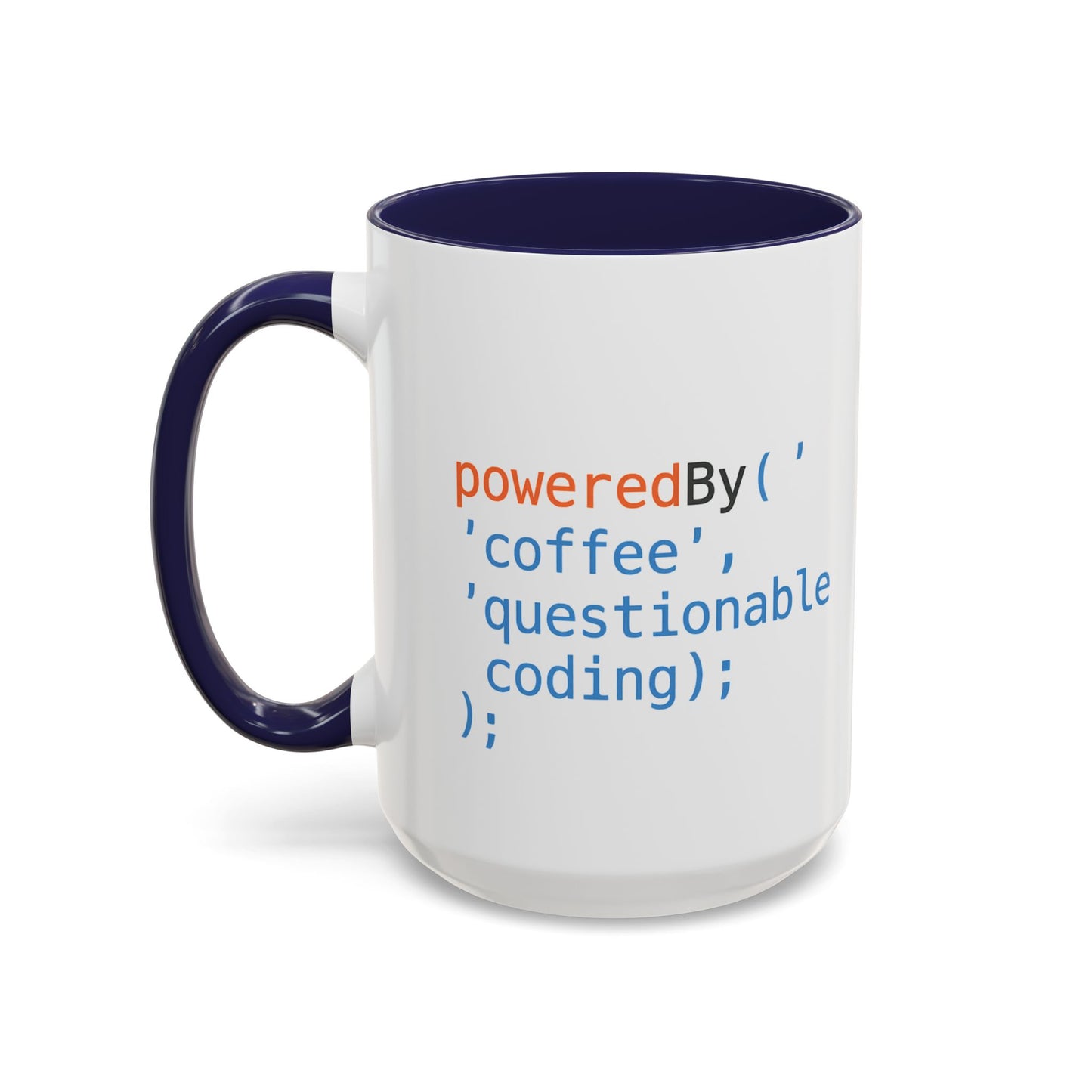Coffee-Themed Accent Mug with Programmer Humor, Gift for Coders, Computer Enthusiasts, Office Use, Birthday, Tech Celebration