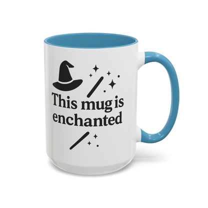 Enchanted Witch Coffee Mug, Magical Mug Gift, Halloween Decor, Witchcraft Mug, Coffee Lover Gift, Enchanted Design