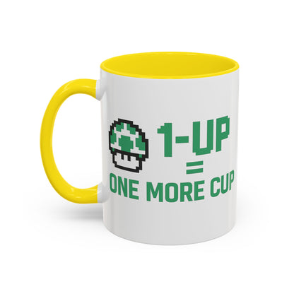Retro Gaming Coffee Mug, 1-Up Mushroom Cup, Perfect Gift for Gamers, Funny Office Mug, Video Game Lover, Unique Birthday Present