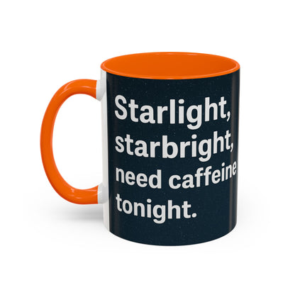 Starlight Caffeine Coffee Mug | Perfect for Coffee Lovers, Gift for Friends, Night Owl, Magical Mugs, Funny Cup