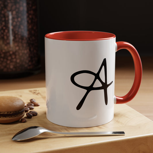 Monogram Accent Coffee Mug (11, 15oz)