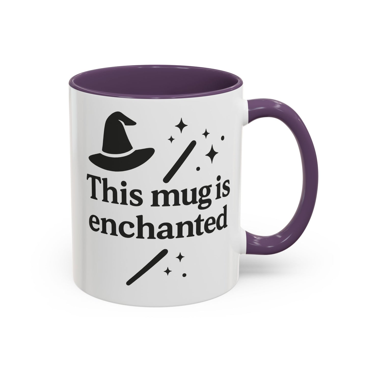 Enchanted Witch Coffee Mug, Magical Mug Gift, Halloween Decor, Witchcraft Mug, Coffee Lover Gift, Enchanted Design