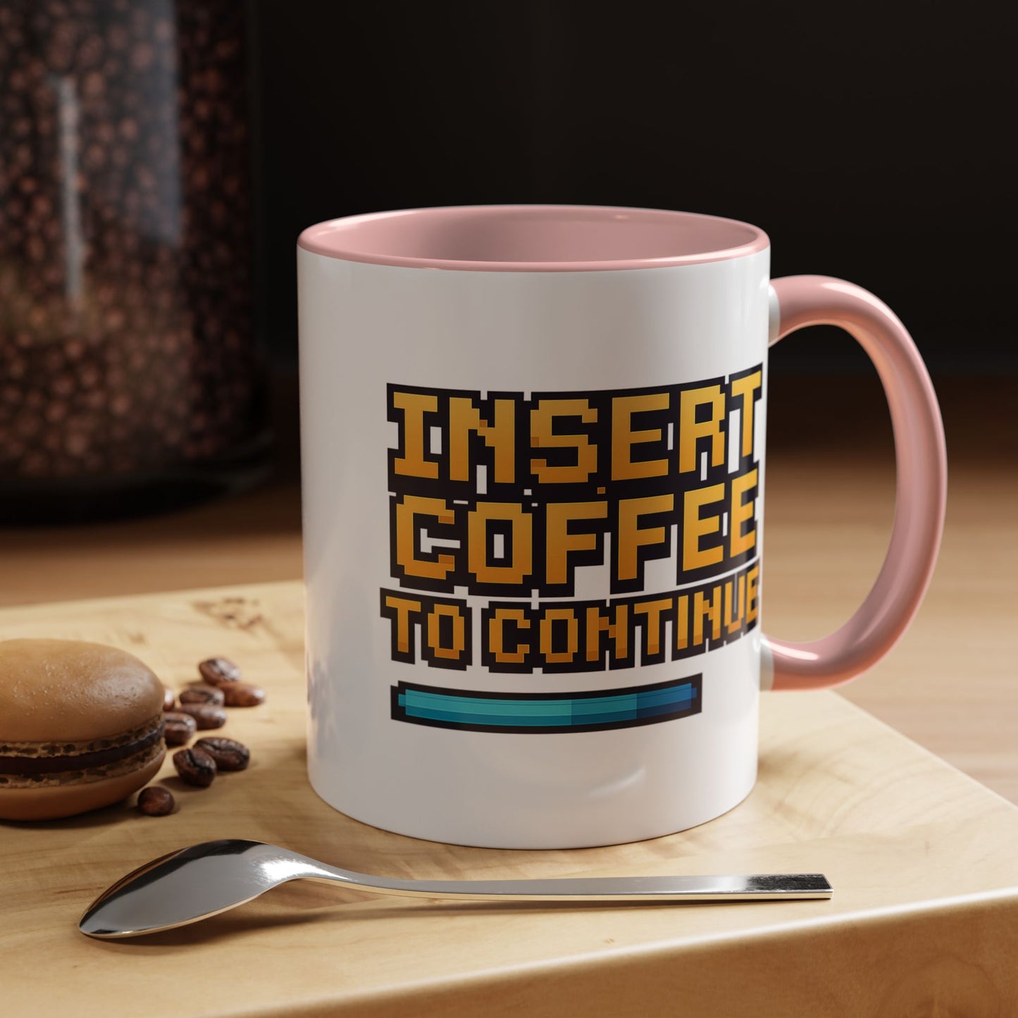 Insert Coffee to Continue, Gift for Tech Lovers, Office Desk Decor, Video Game Mug