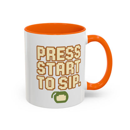 Press Start to Sip, Unique Gift for Gamers, Fun Birthday Present, Video Game Decor, Geeky Kitchenware