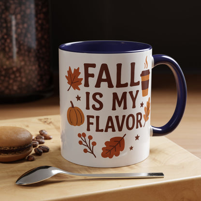 Fall Is My Flavor-Themed Coffee Mug, Cozy Autumn Vibes, Perfect Gift for Fall Lovers, Seasonal Mug