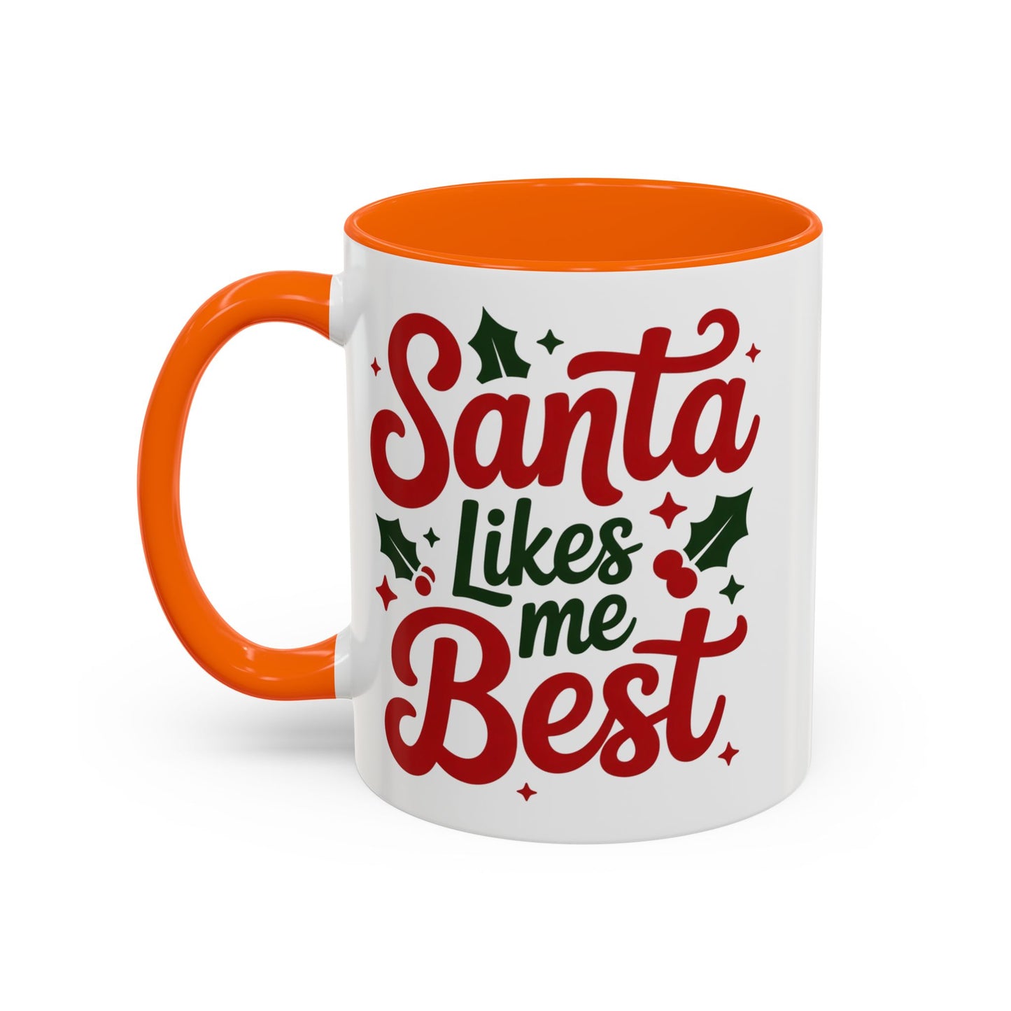 Santa Likes Me Best, Winter Decor, Gift for Coffee Lovers, Unique Present