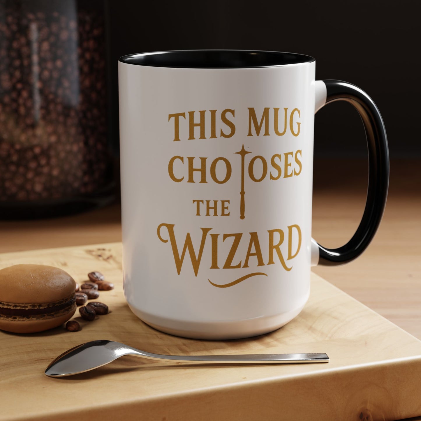 Wizard Choice Coffee Mug - Unique Gift for Wizards, Fun Coffee Lover Cup, Magical Drinkware, Birthday Present, Fantasy Mug