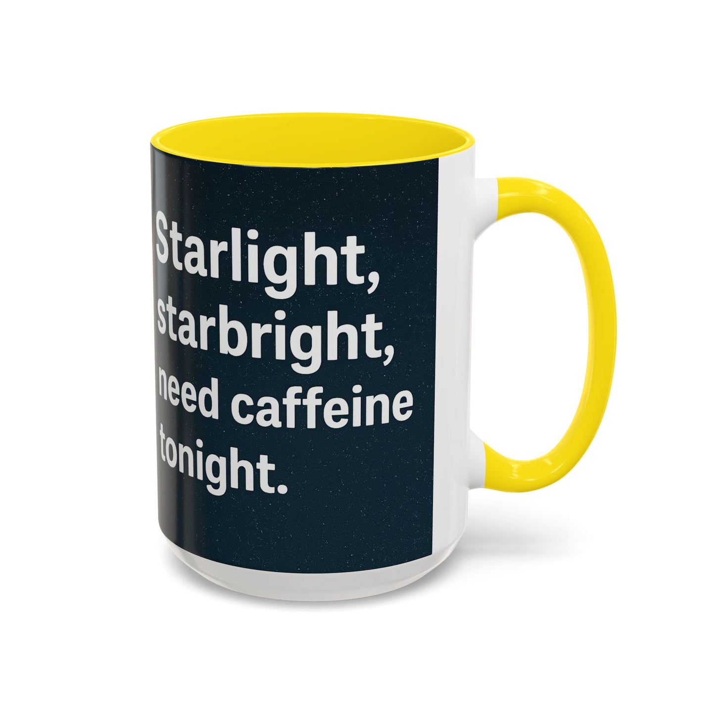 Starlight Caffeine Coffee Mug | Perfect for Coffee Lovers, Gift for Friends, Night Owl, Magical Mugs, Funny Cup