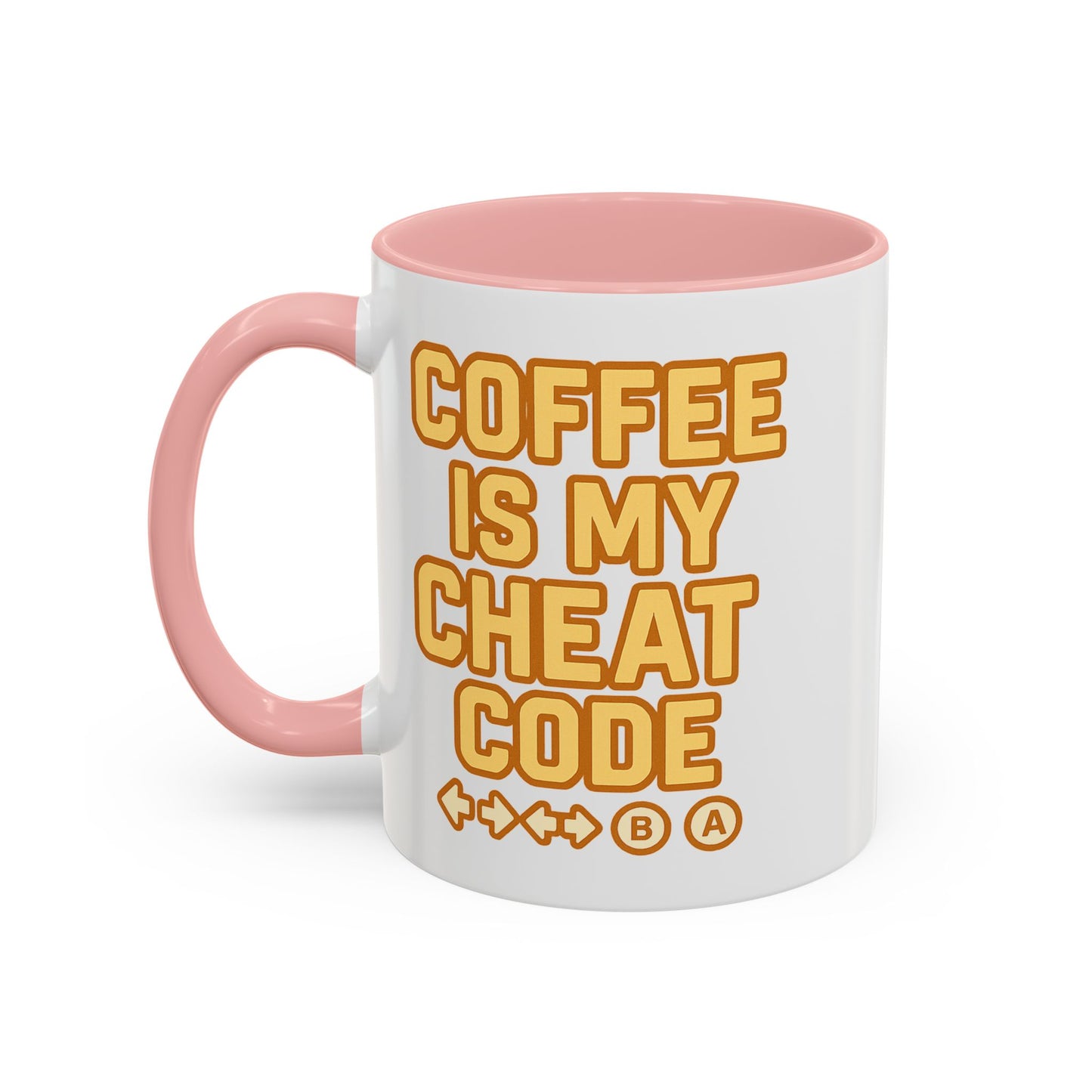 Coffee is My Cheat Code, Game Themed Gift, Funny Mug for Gamers, Gaming Accessory, Birthday Gift for Him
