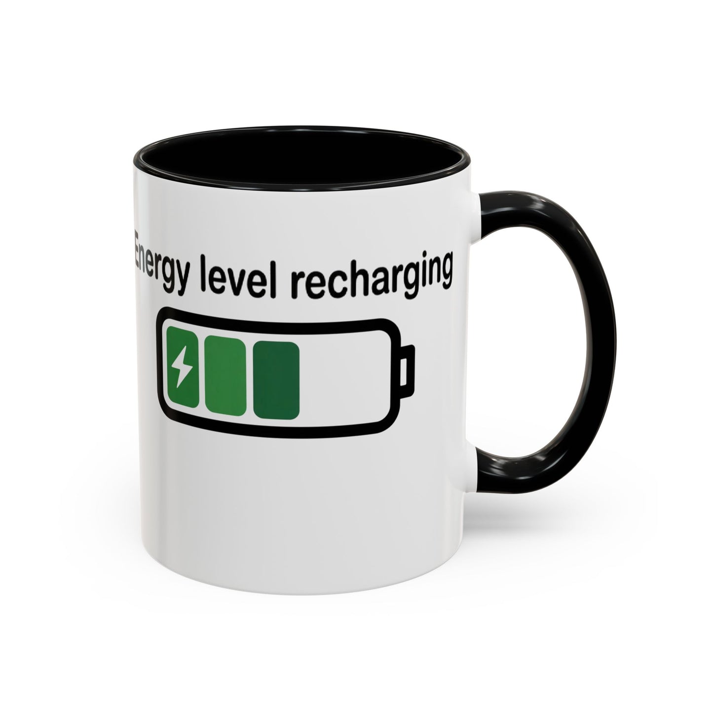 Recharge Your Energy Level, Gift for Tech Lovers, Office Desk Essential, Fun Quote Mug, Unique [...]