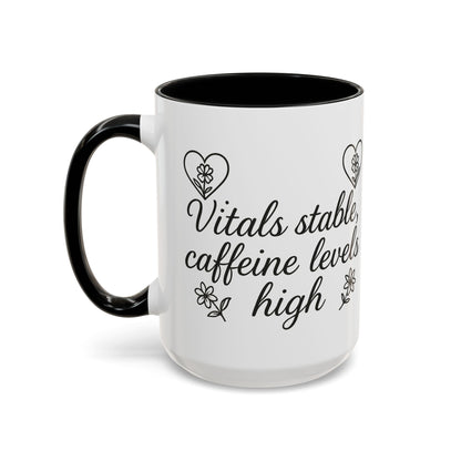 VITALS Stable Caffeine Levels High - Perfect Gift for EMT, Nurse, coffee lover