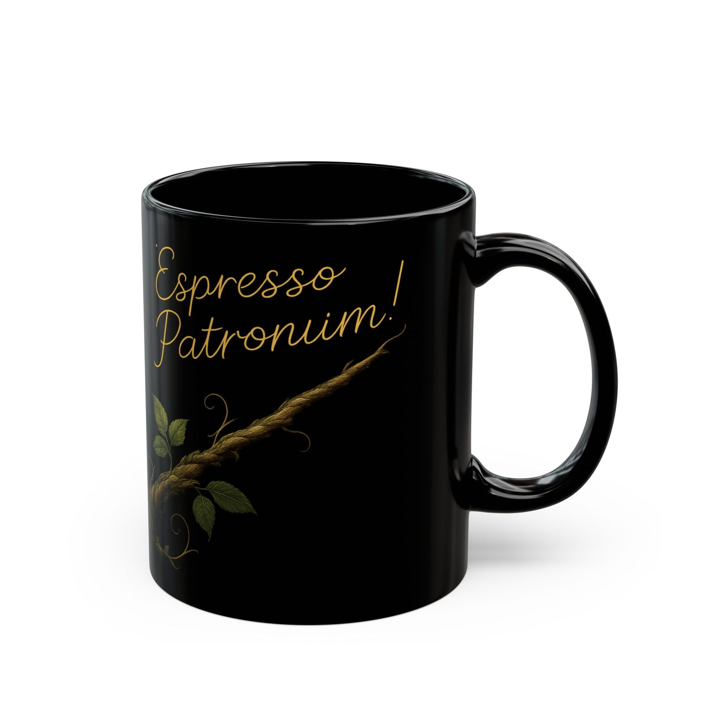 Espresso Patronum Wizard Coffee Mug, Magical Gift for Coffee Lovers, Black Ceramic Mug for Halloween, Birthday, Witchcraft Decoration, [...]