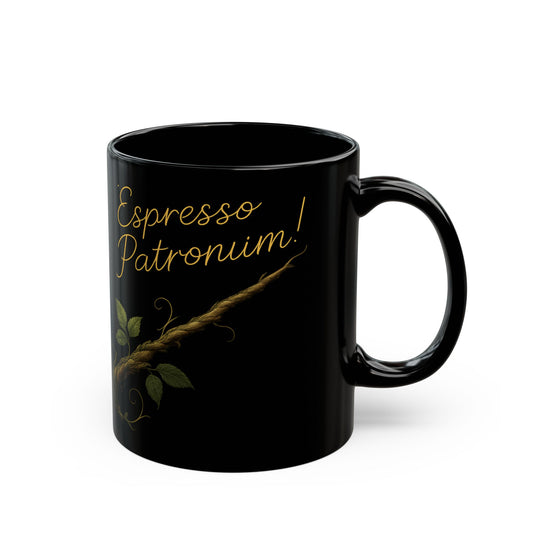 Espresso Patronum Wizard Coffee Mug, Magical Gift for Coffee Lovers, Black Ceramic Mug for Halloween, Birthday, Witchcraft Decoration, [...]