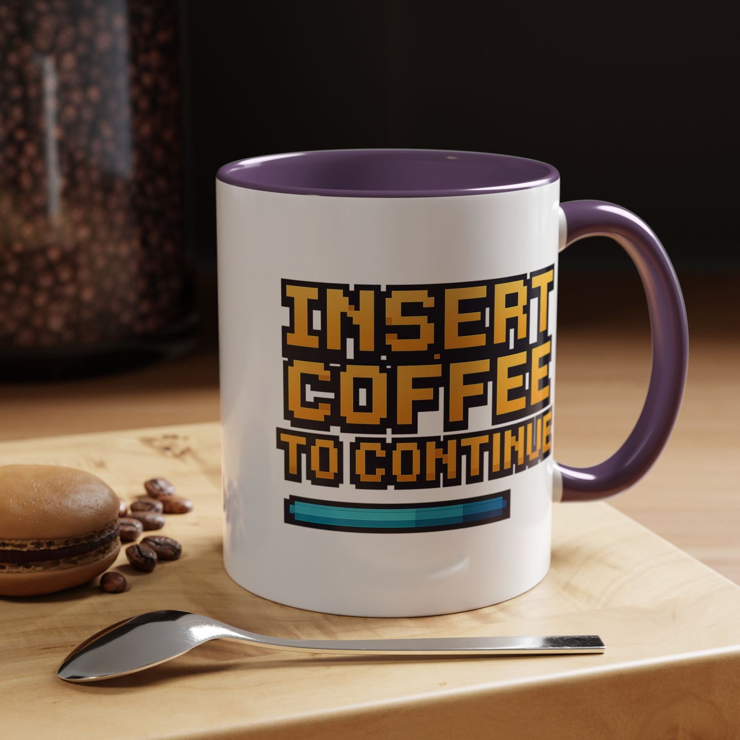 Insert Coffee to Continue, Gift for Tech Lovers, Office Desk Decor, Video Game Mug