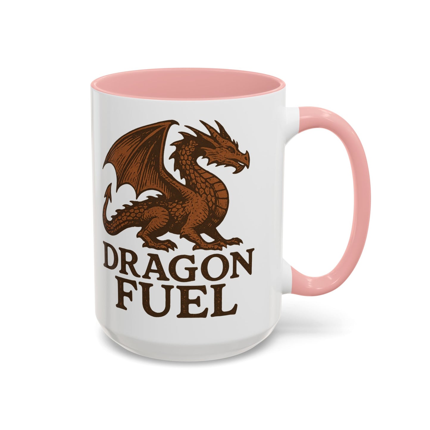 Dragon Fuel Coffee Mug - 11/15oz, Fantasy Gift for Gamers, Unique Dragon Lover's Cup, Dungeons & Dragons Drinkware, Gift for Wizards