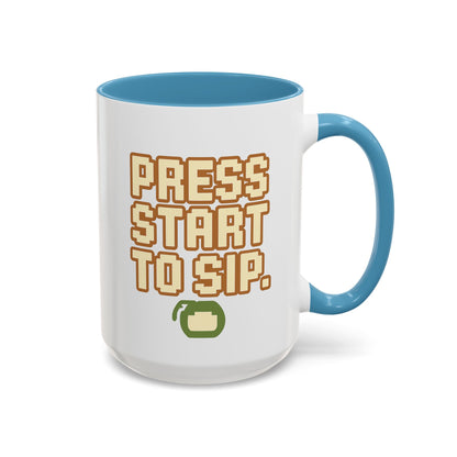 Press Start to Sip, Unique Gift for Gamers, Fun Birthday Present, Video Game Decor, Geeky Kitchenware